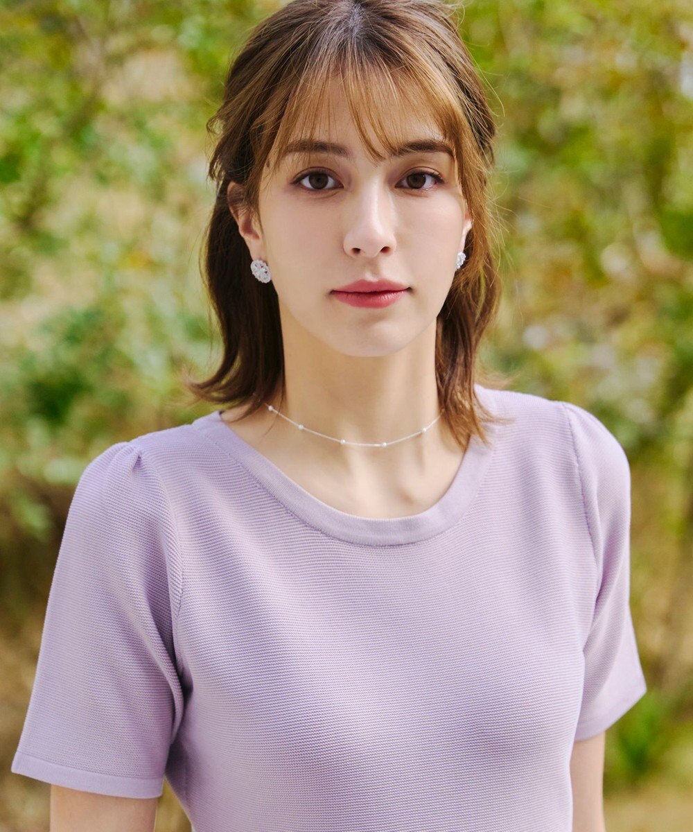 Tiaclasse リッチフラワーサークルピアス 