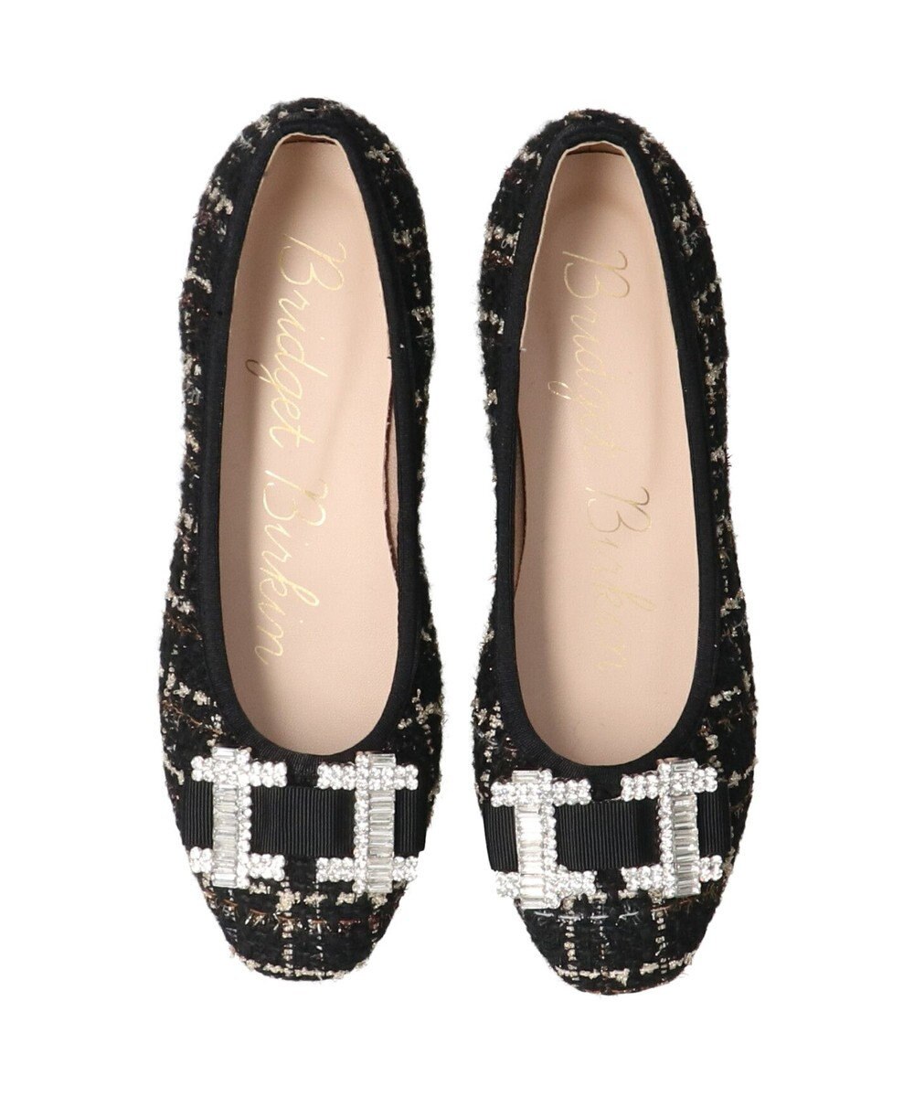 Bridget Birkin 【Bridget Birkin】スクエアビジューフラットシューズ 