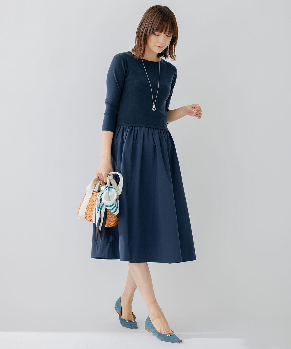 23区 【CLASSY.6月号掲載】ストライプ ダイヤ スカーフ 