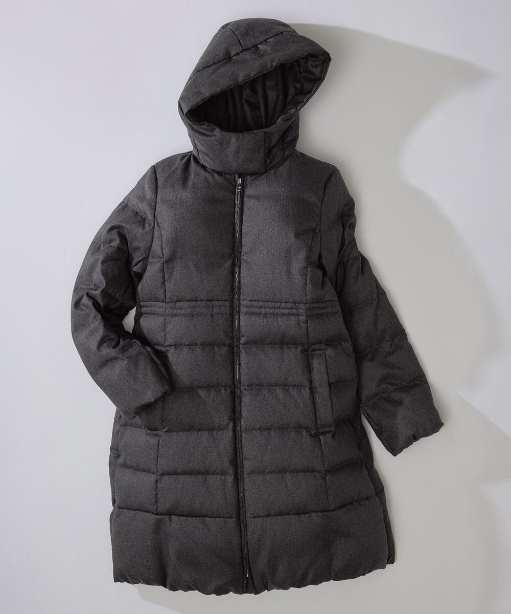 組曲 【洗える】ライトタフタロングダウン 