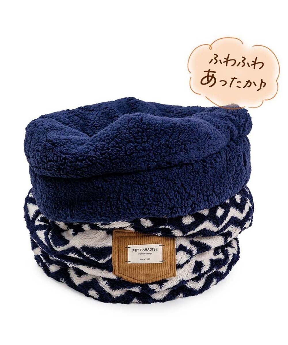 PET PARADISE ペットパラダイス 筒型 寝袋 《カントリー柄》 Ｍ 