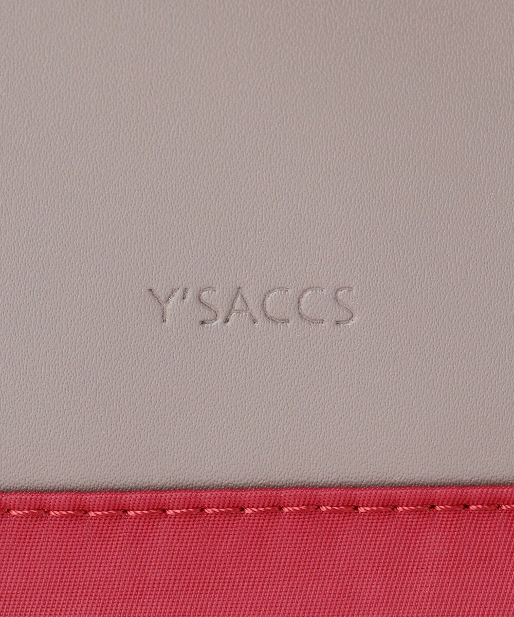 Y'SACCS ナイロン×リサイクルレザー　コンビマルチリュック 
