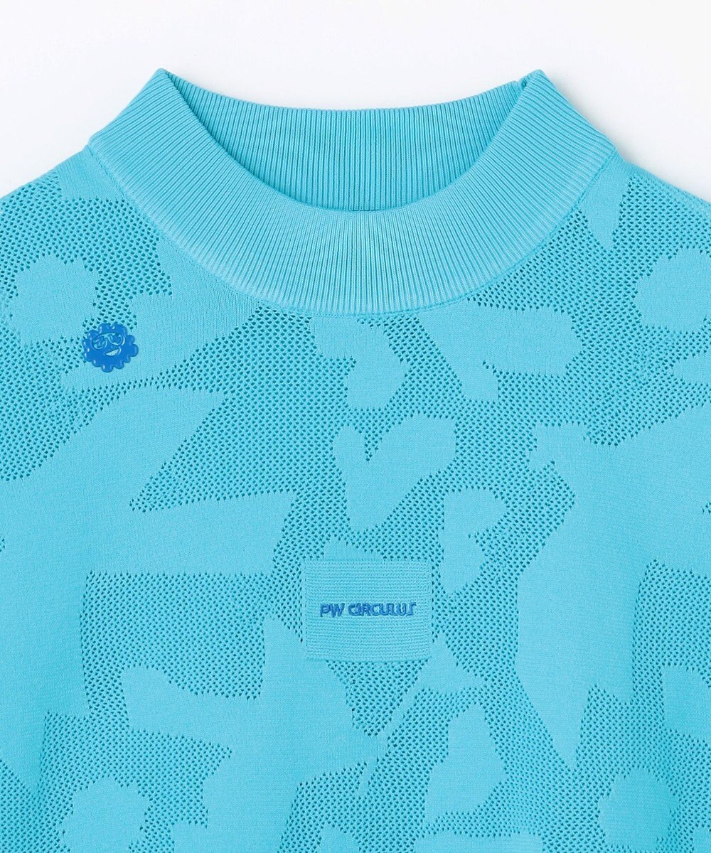 PW CIRCULUS 【MEN】ＤＯＶＥモチーフ ニットモックネック ゴルフ 