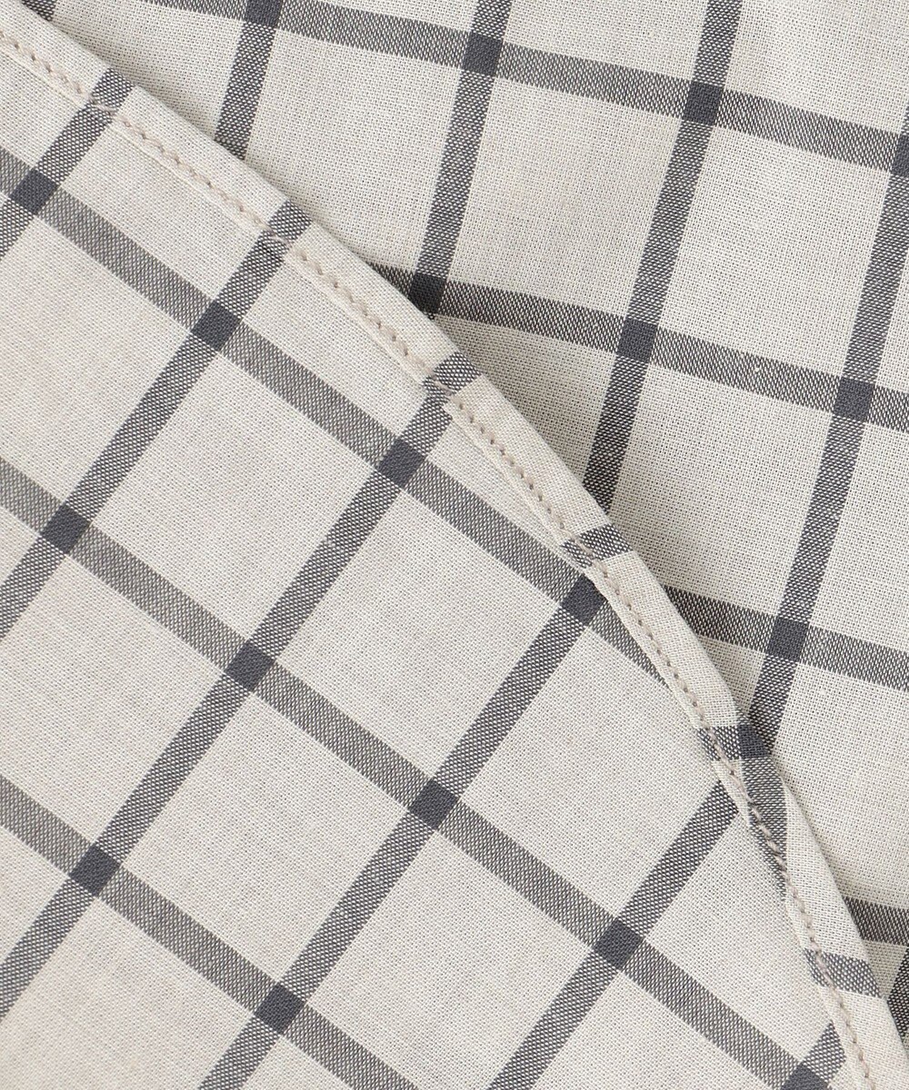 JOSEPH ABBOUD 【綿100％】ファインカウントシャンブレーチェックシャツ 