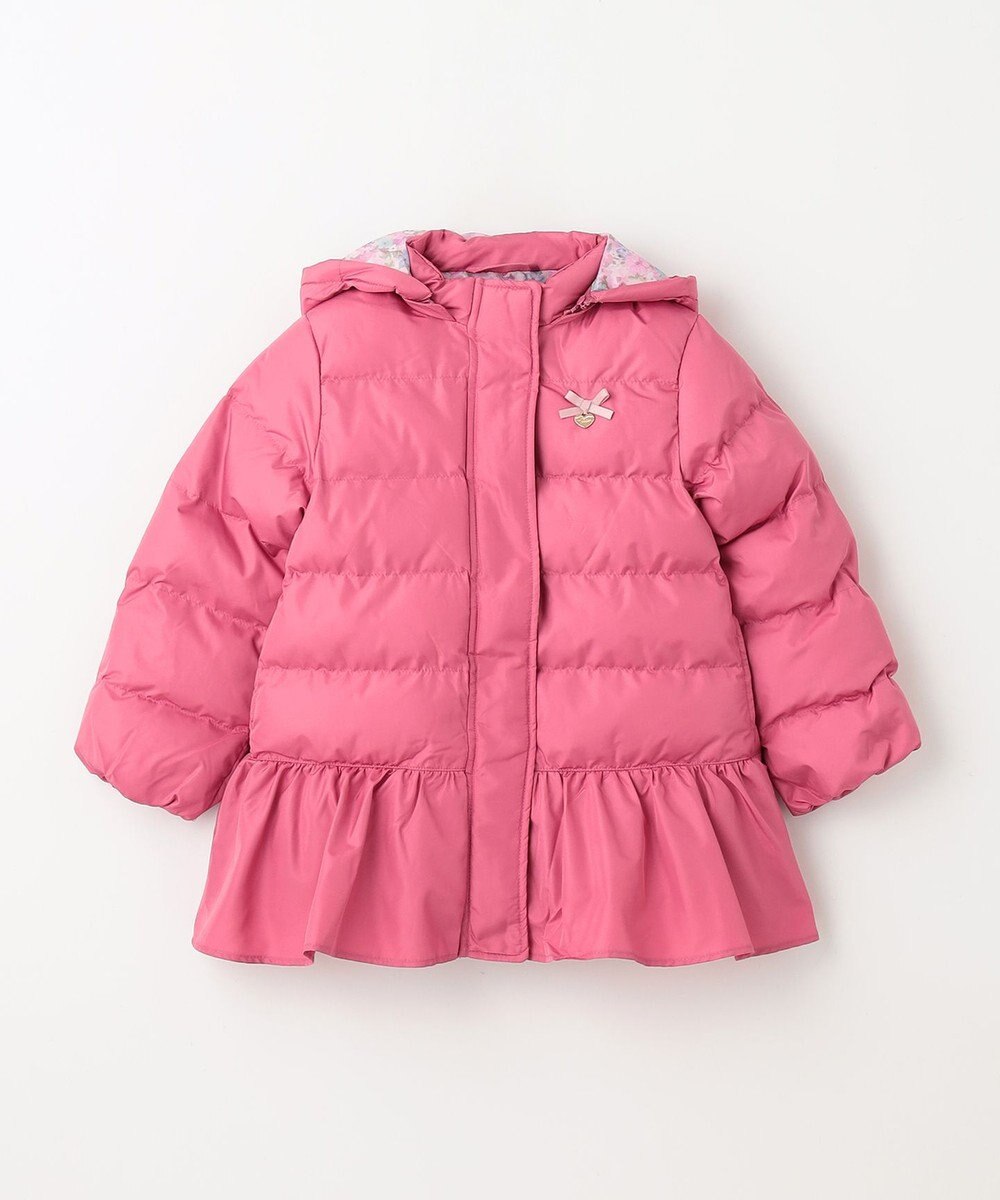 ANY KIDS 【洗濯機OK】中綿 リボン コート 