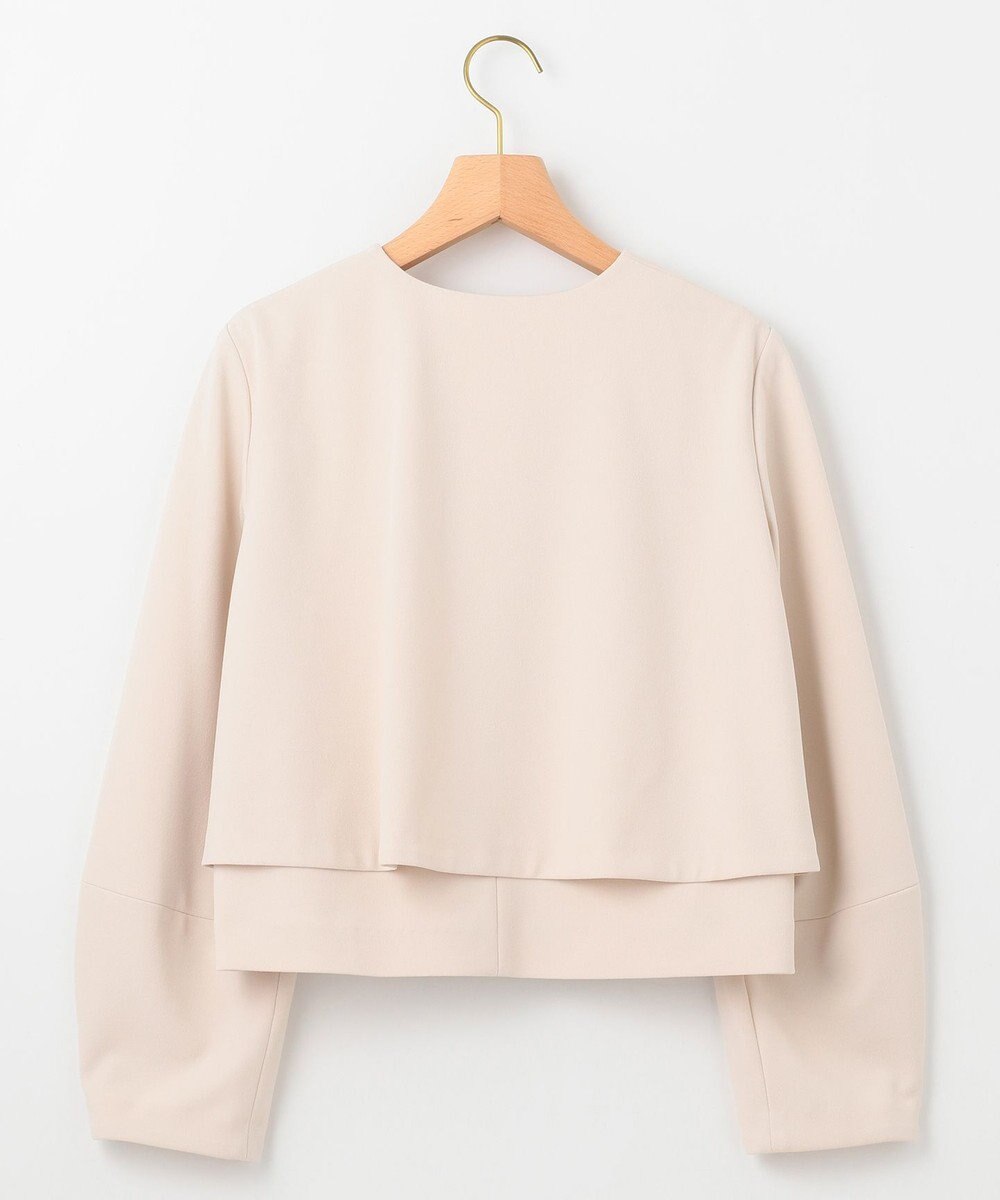 組曲 L 【KUMIKYOKU NAVY】コンフォータブルアムンゼン ノーカラージャケット 