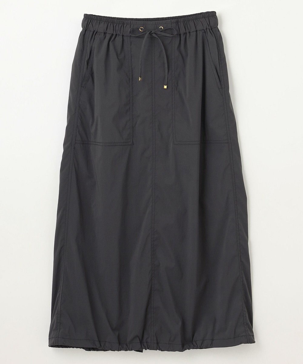 ANY L 【ウエストゴム】撥水ナイロンベイカースカート 