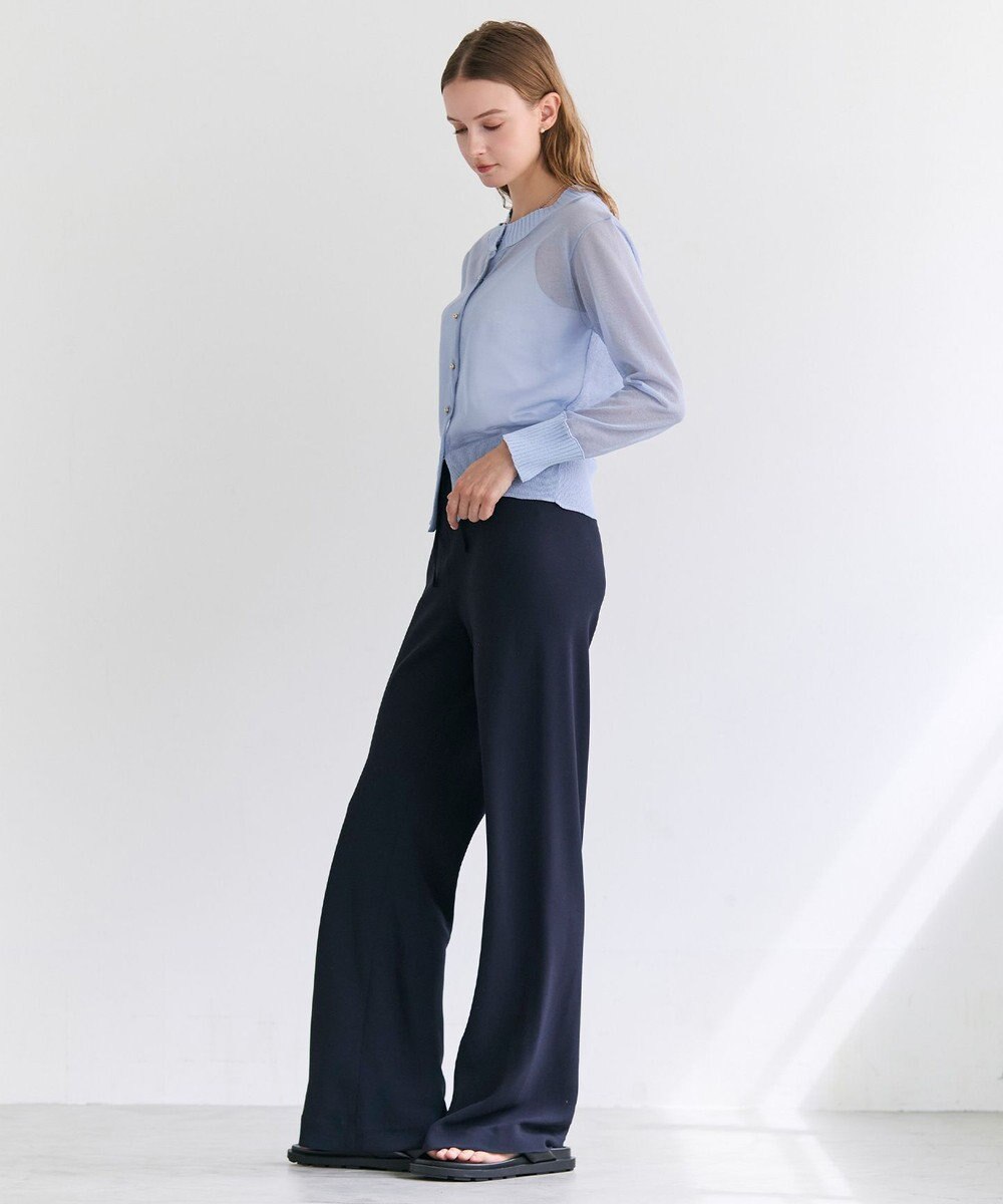 BEIGE， FLEUR / ドレープ イージーワイドパンツ 