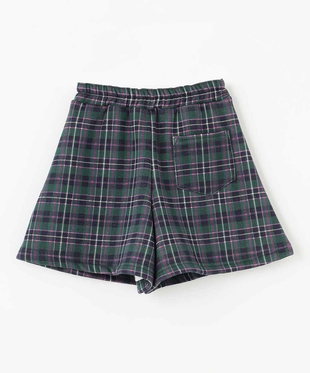ANY KIDS 裏シャギーチェックショートパンツ 
