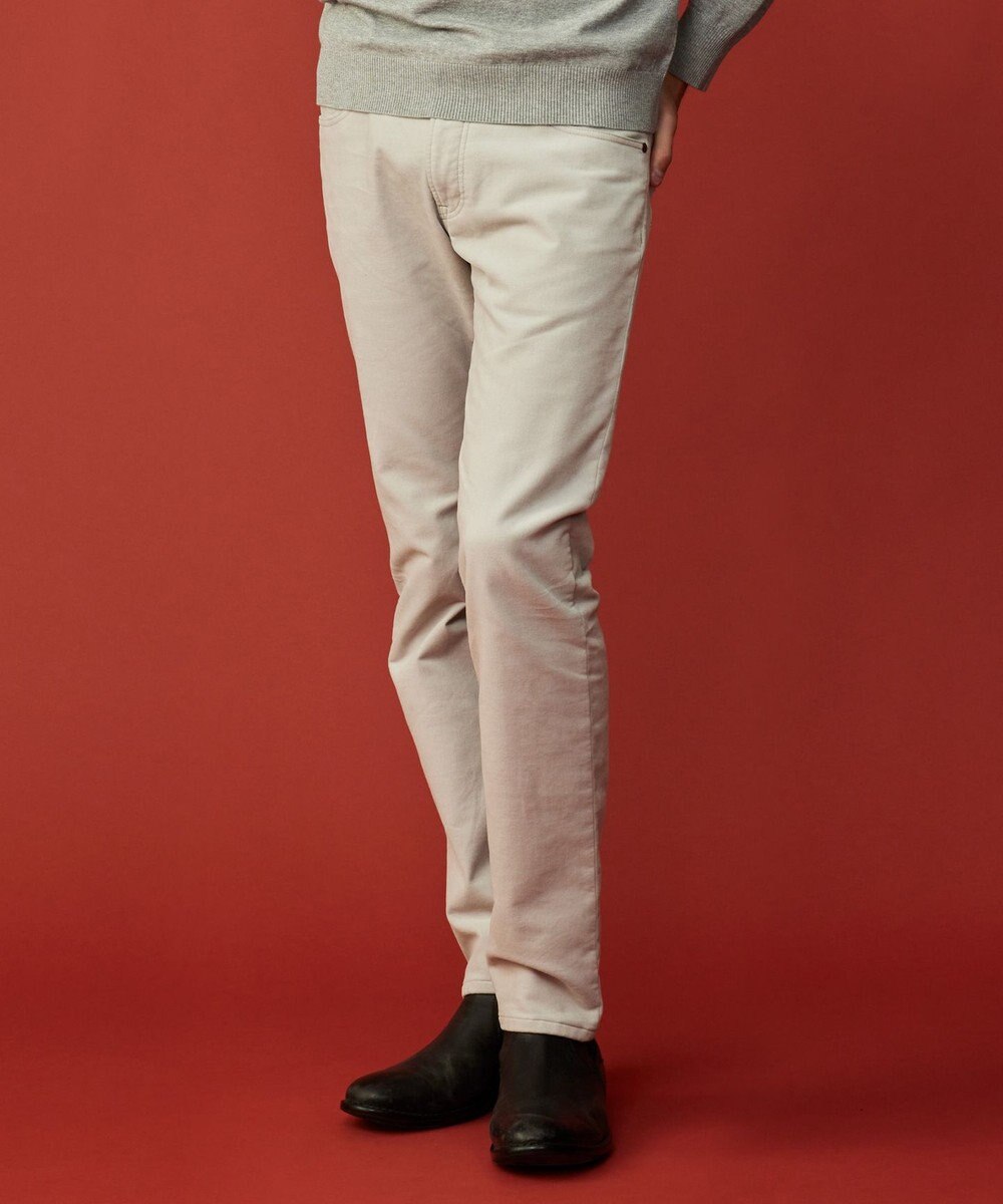 JOSEPH ABBOUD 【洗える・速乾/ストレッチ/フリースタッチ】ソフトコール パンツ 