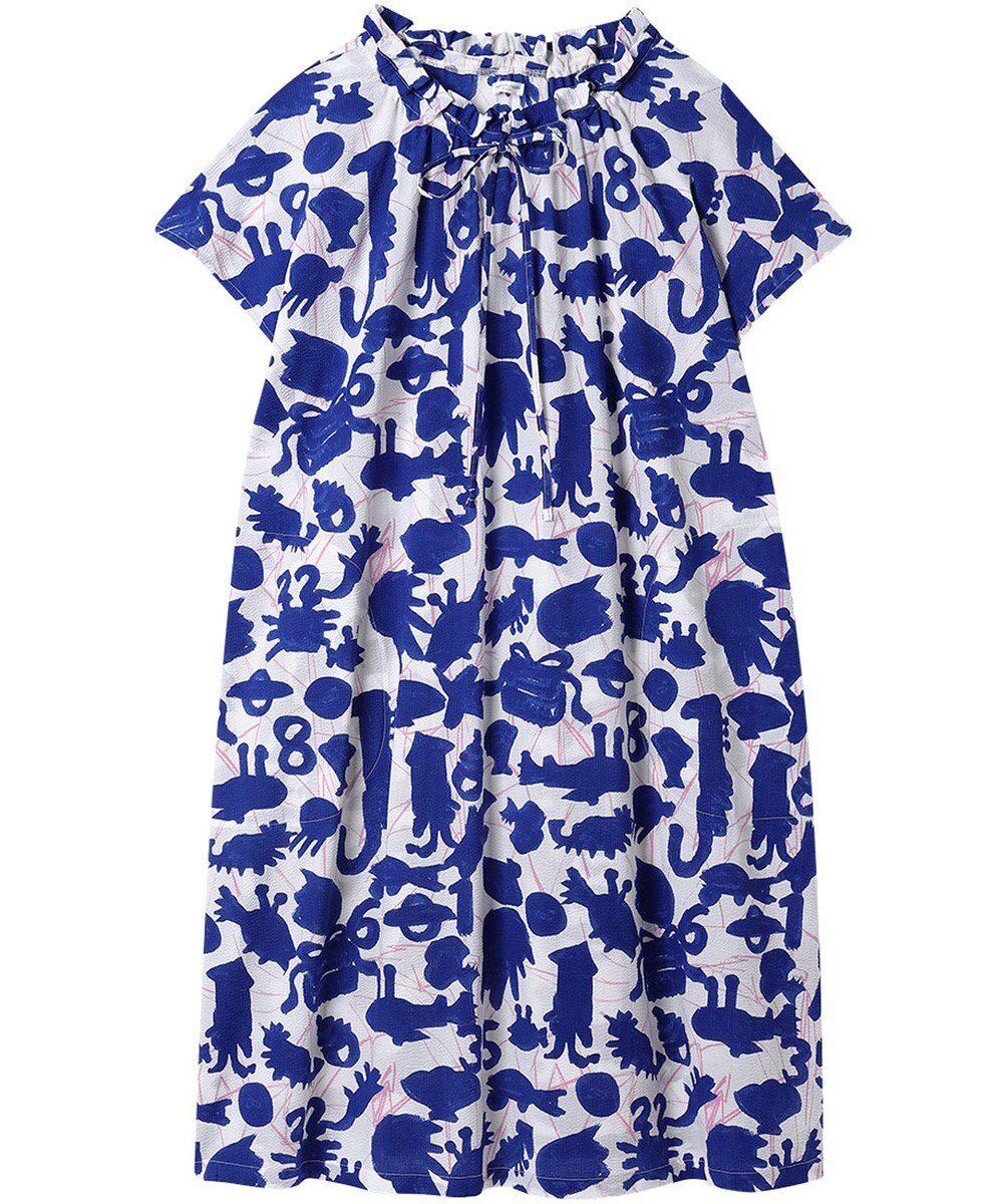 tsumori chisato SLEEP ツモリチサト ワンピース 綿100%(本体) ローン素材 4分袖 ロング丈 レディース UNT112 /ワコール 