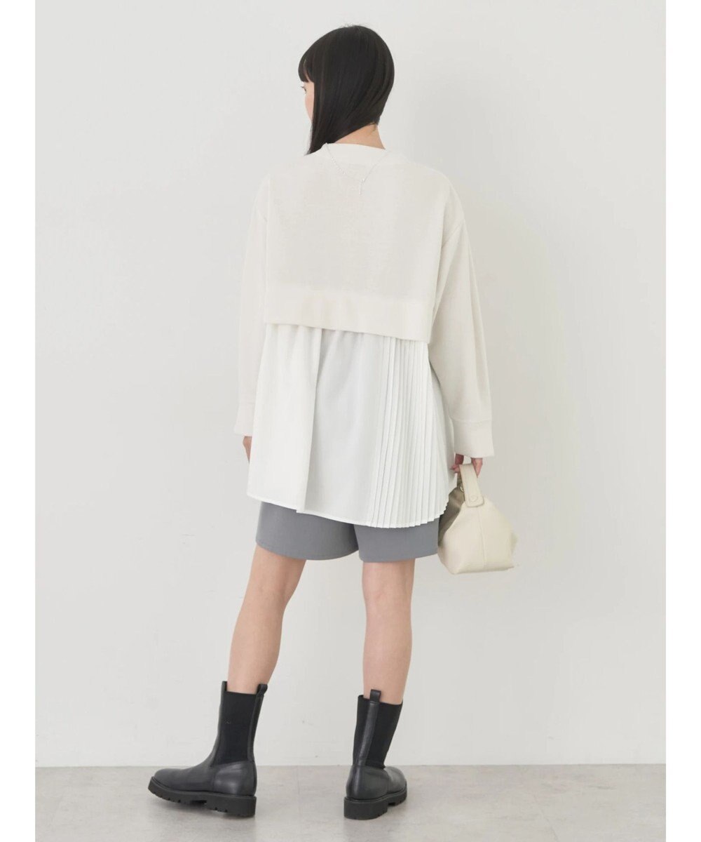 earth music&ecology プリーツヘムドッキングチュニック 