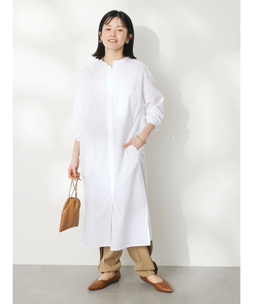 CRAFT STANDARD BOUTIQUE プランサーボタンシャツワンピース 