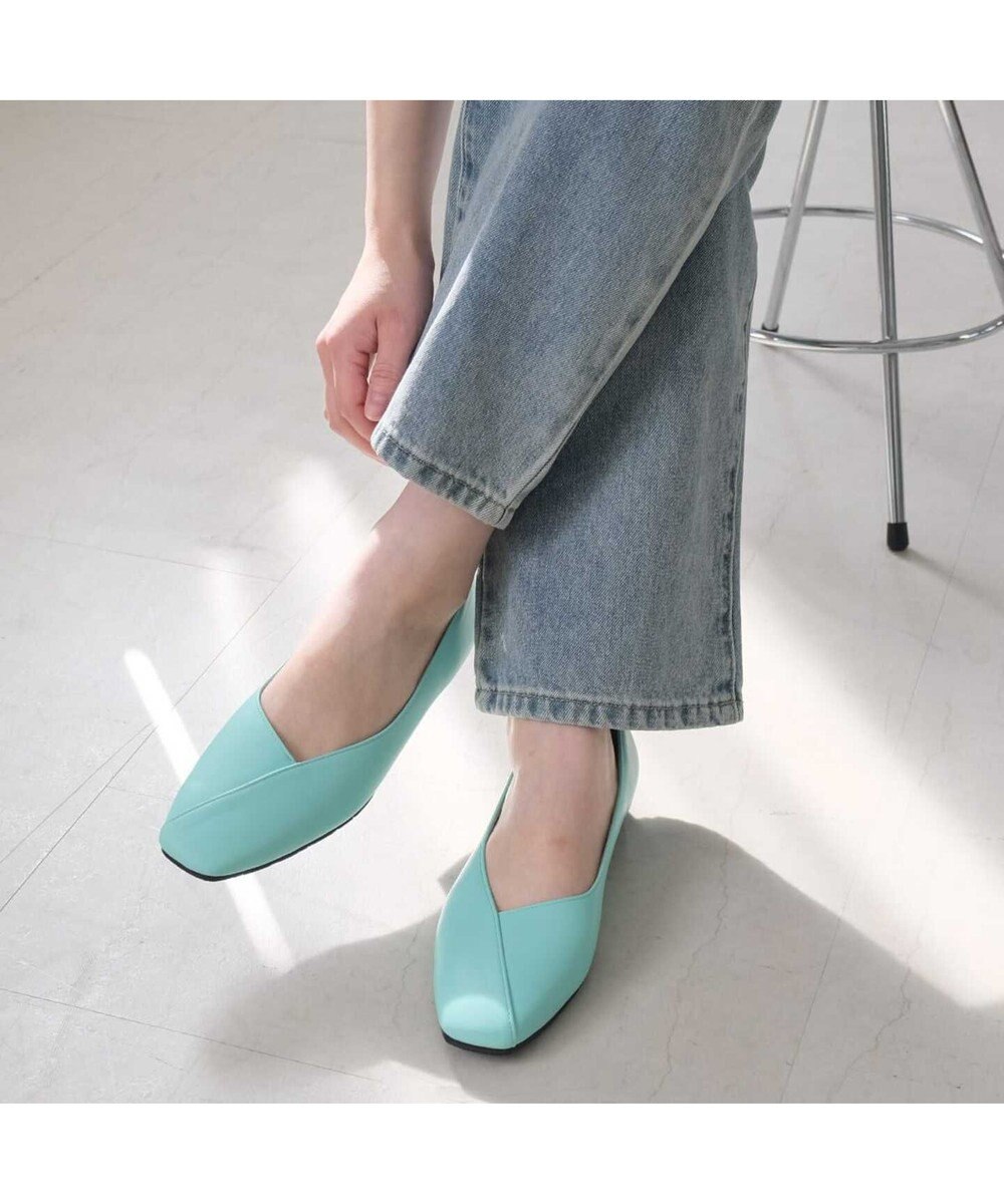 Pointer 日本製 本革Vカットパンプス 