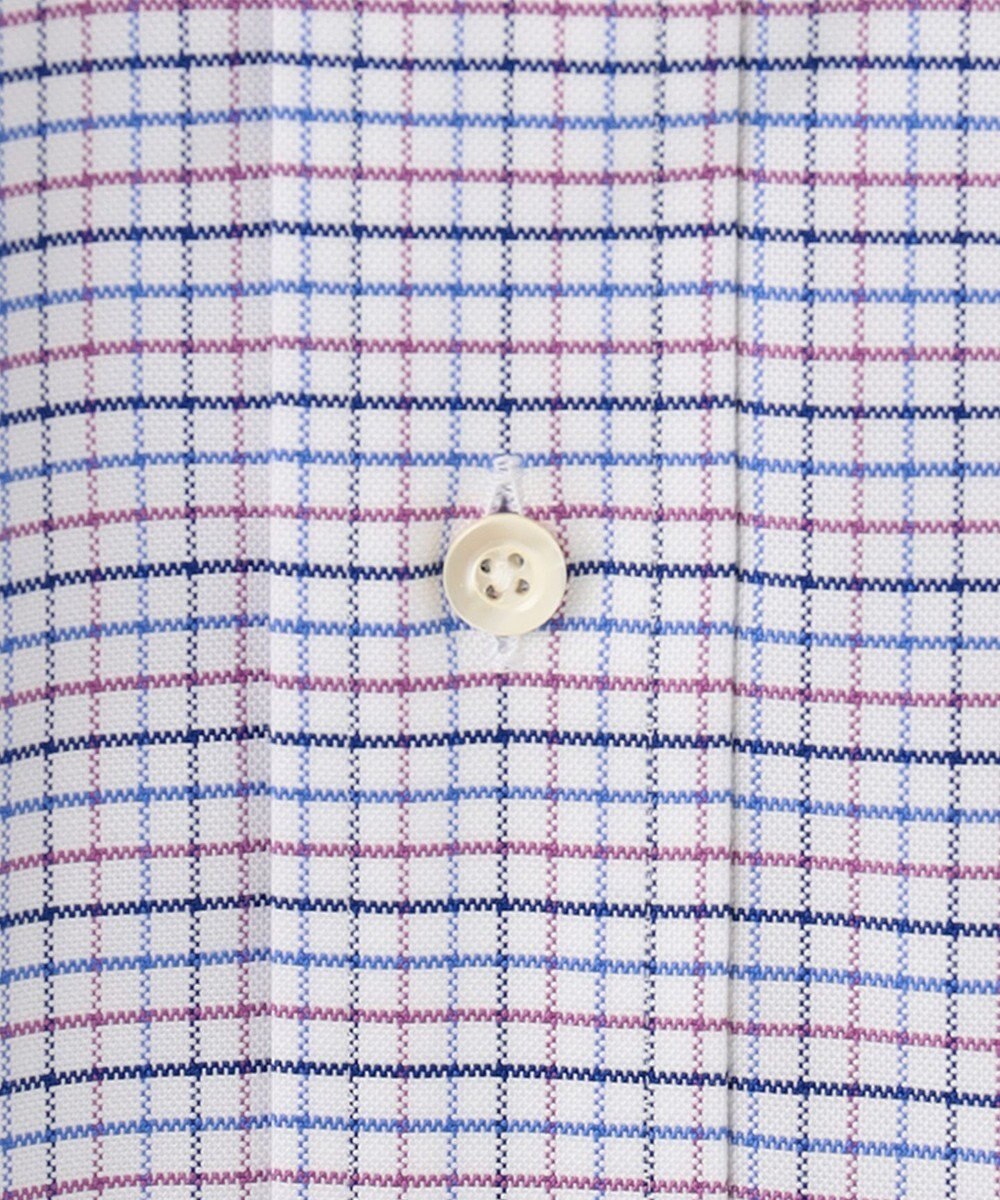 J.PRESS MEN 【WEB・一部店舗限定】オックスフォードトリプルカラーチェック 半袖シャツ/B.D 