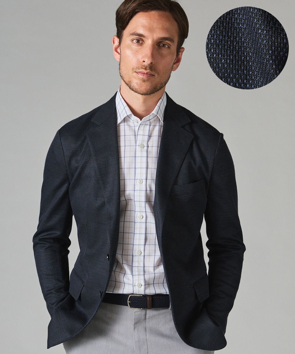 GOTAIRIKU 【吸水速乾/ウォッシャブル】ノルマンディーリネン カーディガンジャケット（24年モデル） 