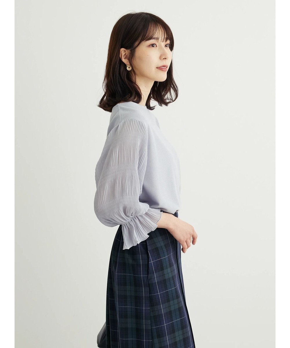 Green Parks マジョリカドッキング７分袖プルオーバー 