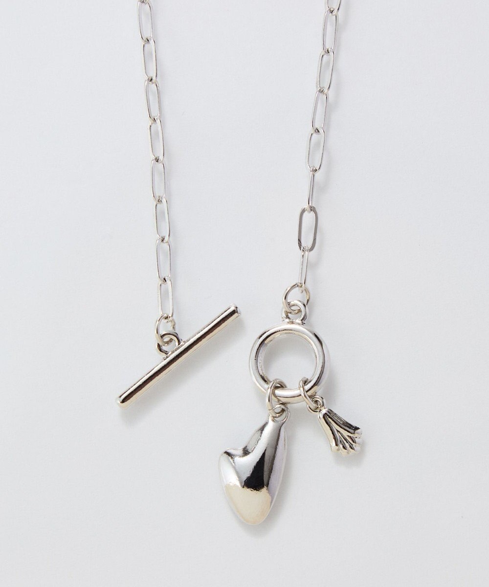 Phoebe ハートプレートチョーカーネックレス　シルバー/40cm 