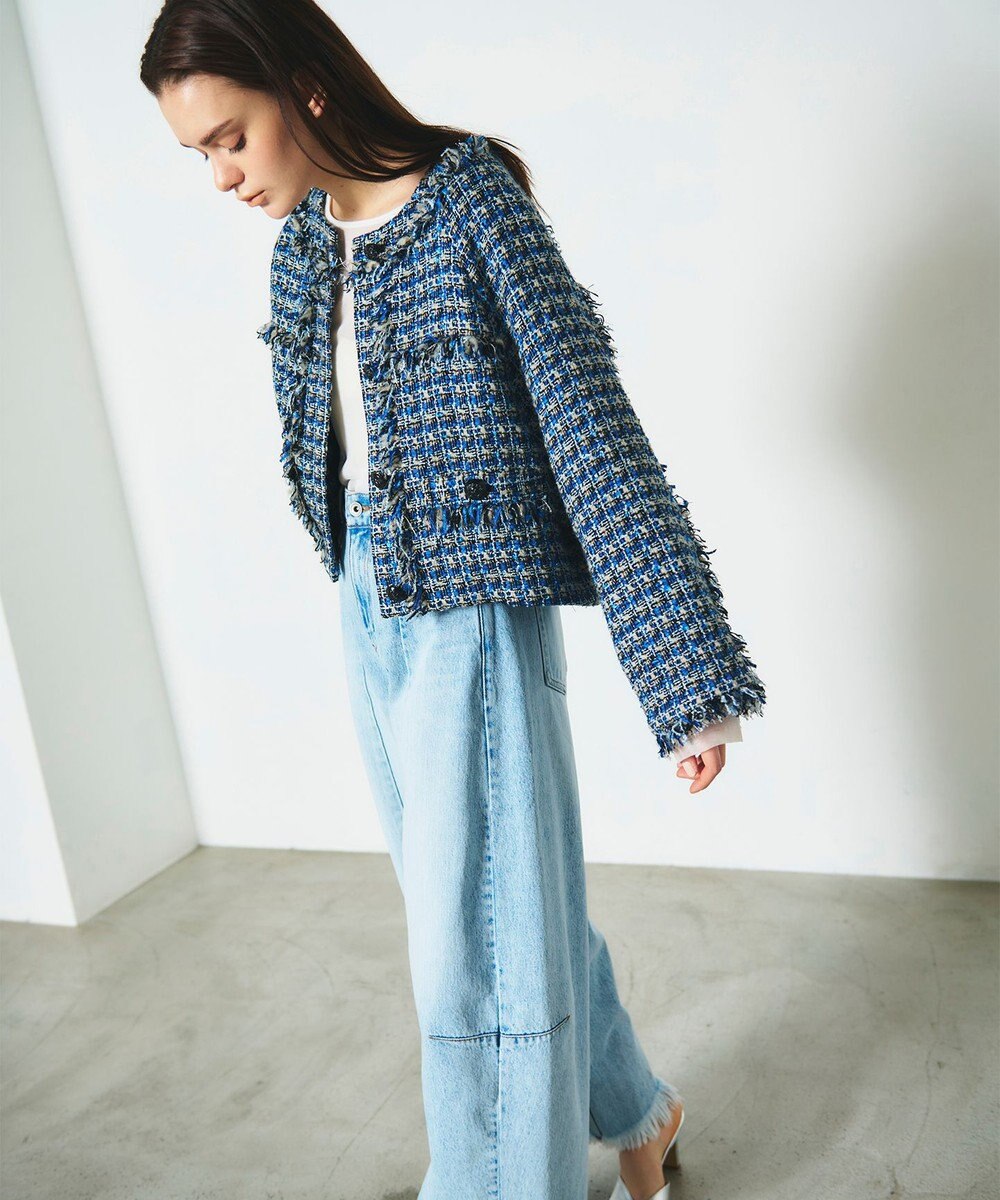 GRACE CONTINENTAL フリンジドルマンジャケット 