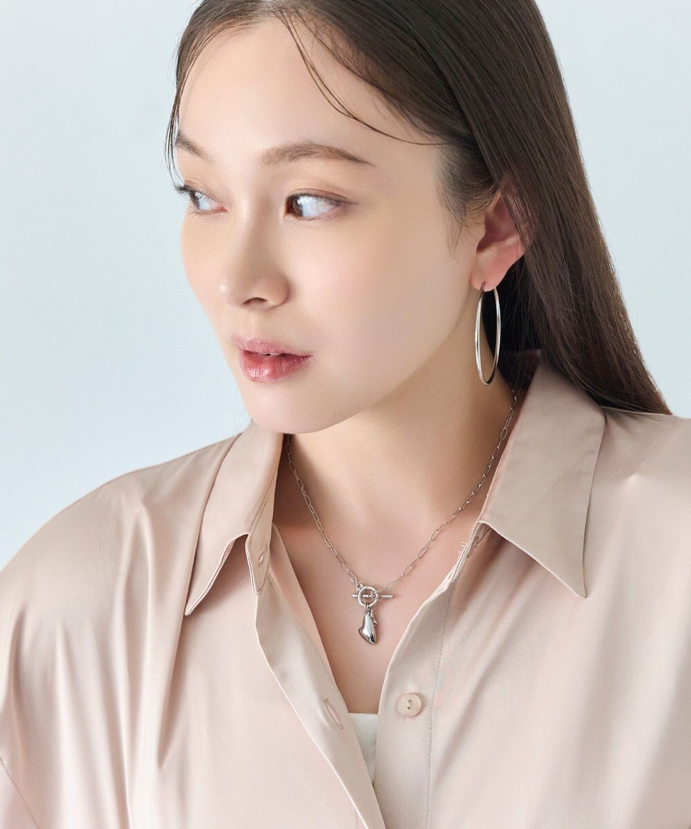 Phoebe ハートプレートチョーカーネックレス　シルバー/40cm 