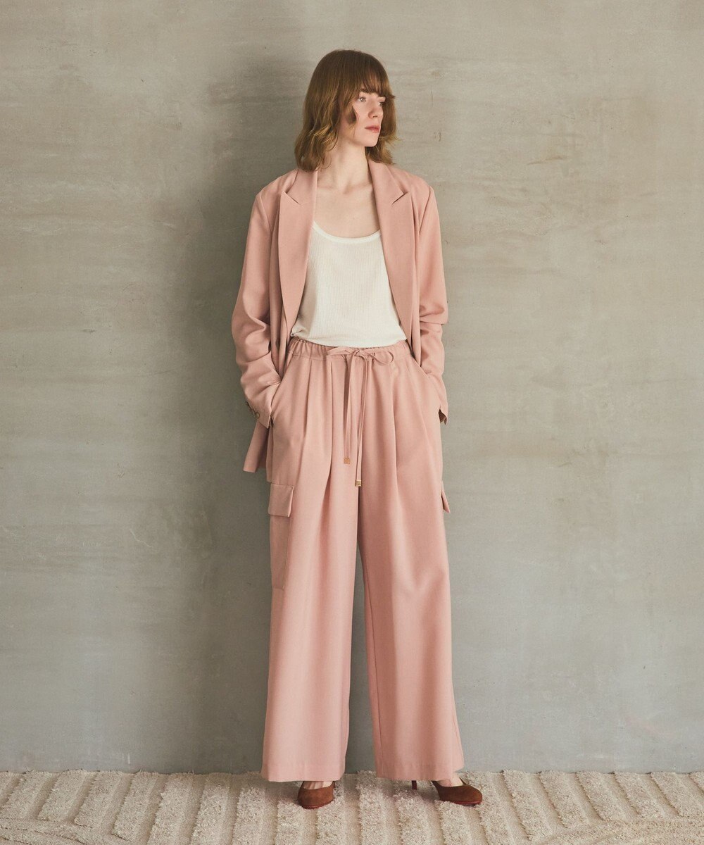 GRACE CONTINENTAL ワイドイージーカーゴパンツ 