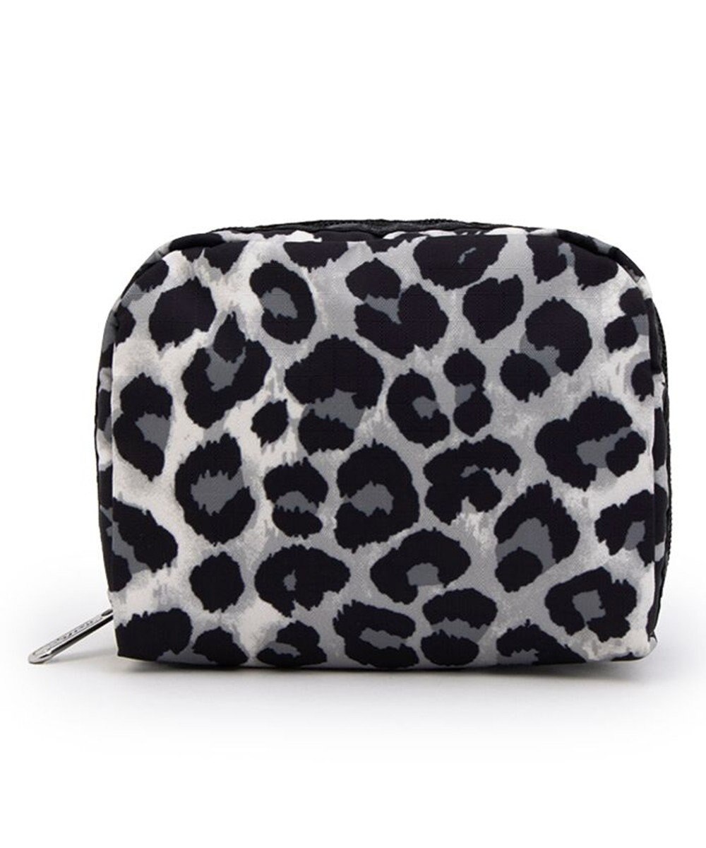 LeSportsac SQUARE COSMETIC/ニュートラルレオパード 