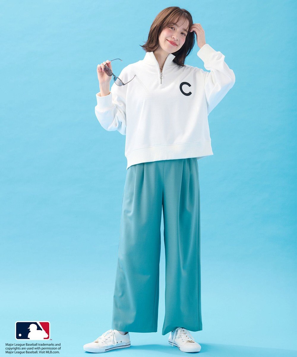 ANY L 【洗濯機可/UVケア】MLB/メジャーリーグベースボール ジップスウェット 