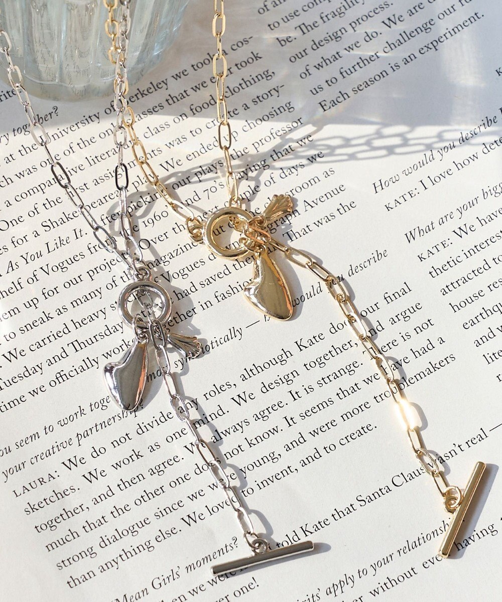 Phoebe ハートプレートチョーカーネックレス　シルバー/40cm 