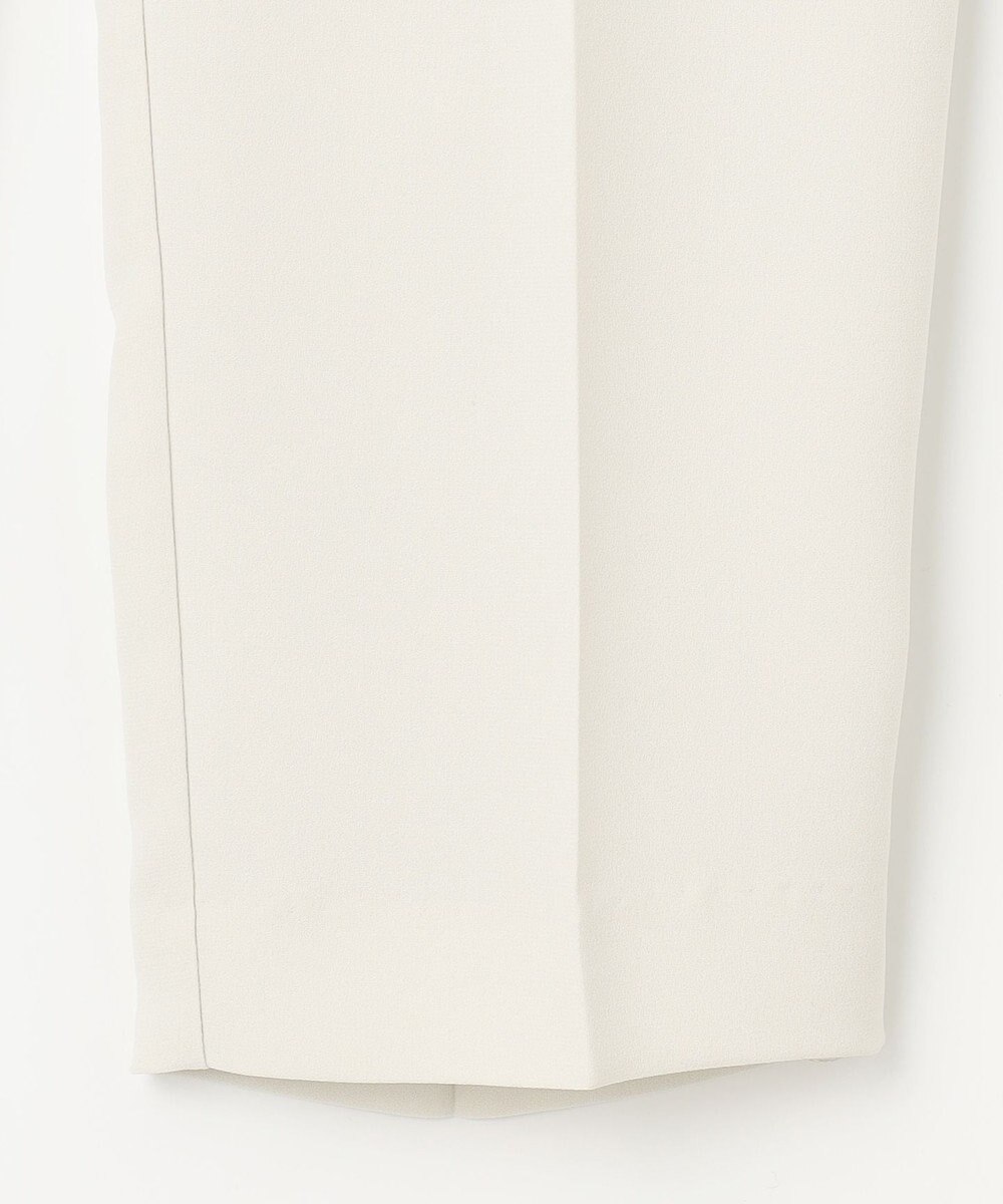 23区 L 【新色追加/洗える】ストレッチジョーゼット テーパード パンツ 