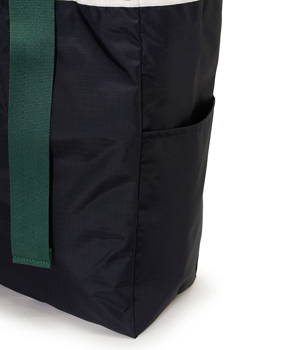 LeSportsac LG HANDLE ADJ TOTE/ディープシー/ボトルグリーンウェビング 