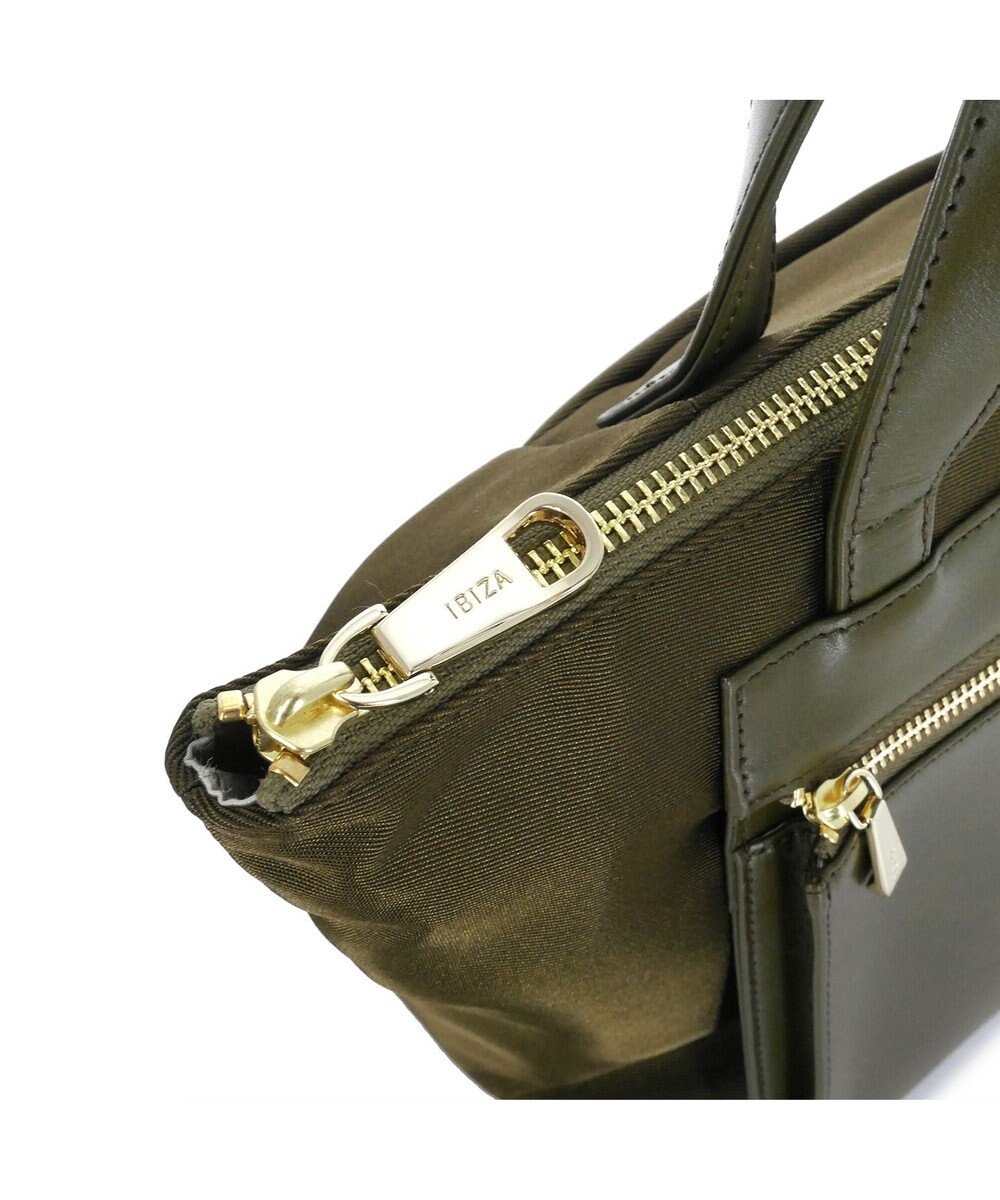 IBIZA コモド　オペラナイロン/牛革　ハンドバッグ 