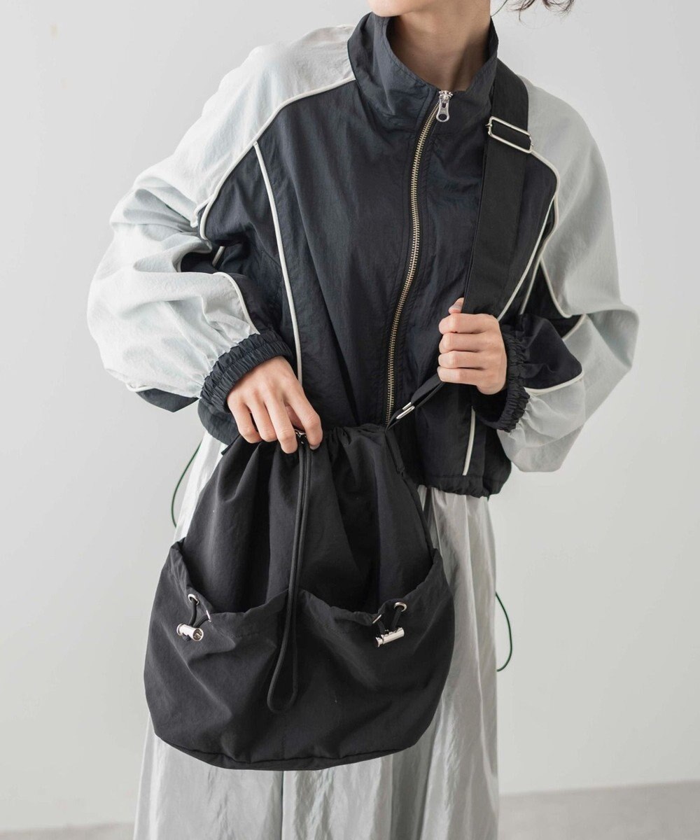 WEGO ナイロン巾着ショルダー 