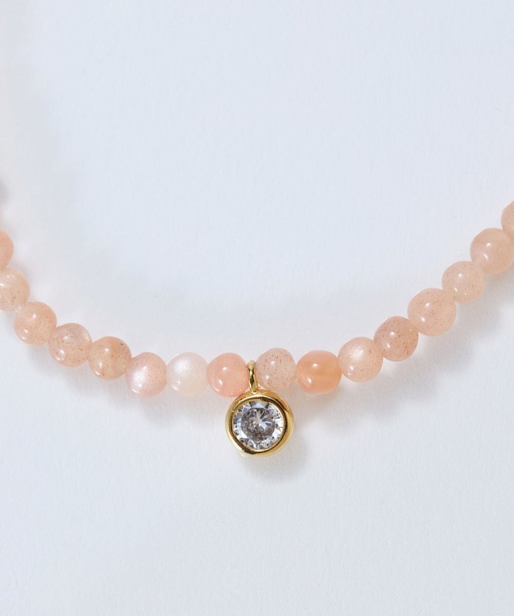Phoebe ウィスパーストーンブレスレット　ピンク/天然石 