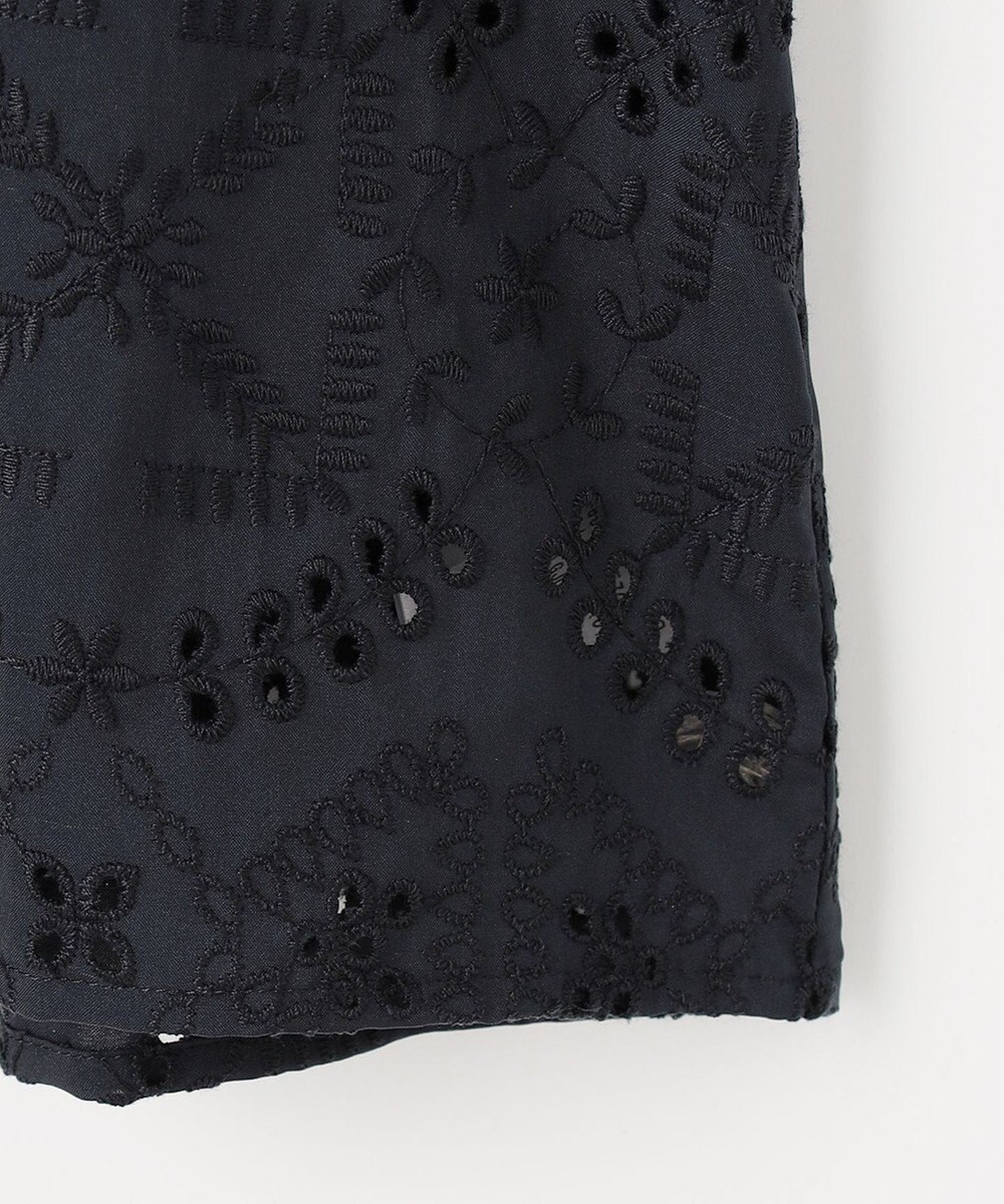 J.PRESS LADIES L 【一枚で着映え】エンブロイダリー ボクシーシャツ 