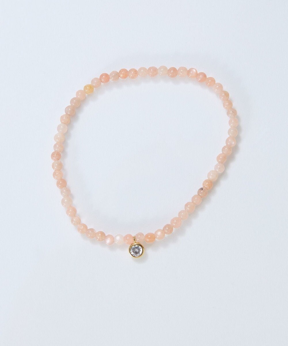 Phoebe ウィスパーストーンブレスレット　ピンク/天然石 