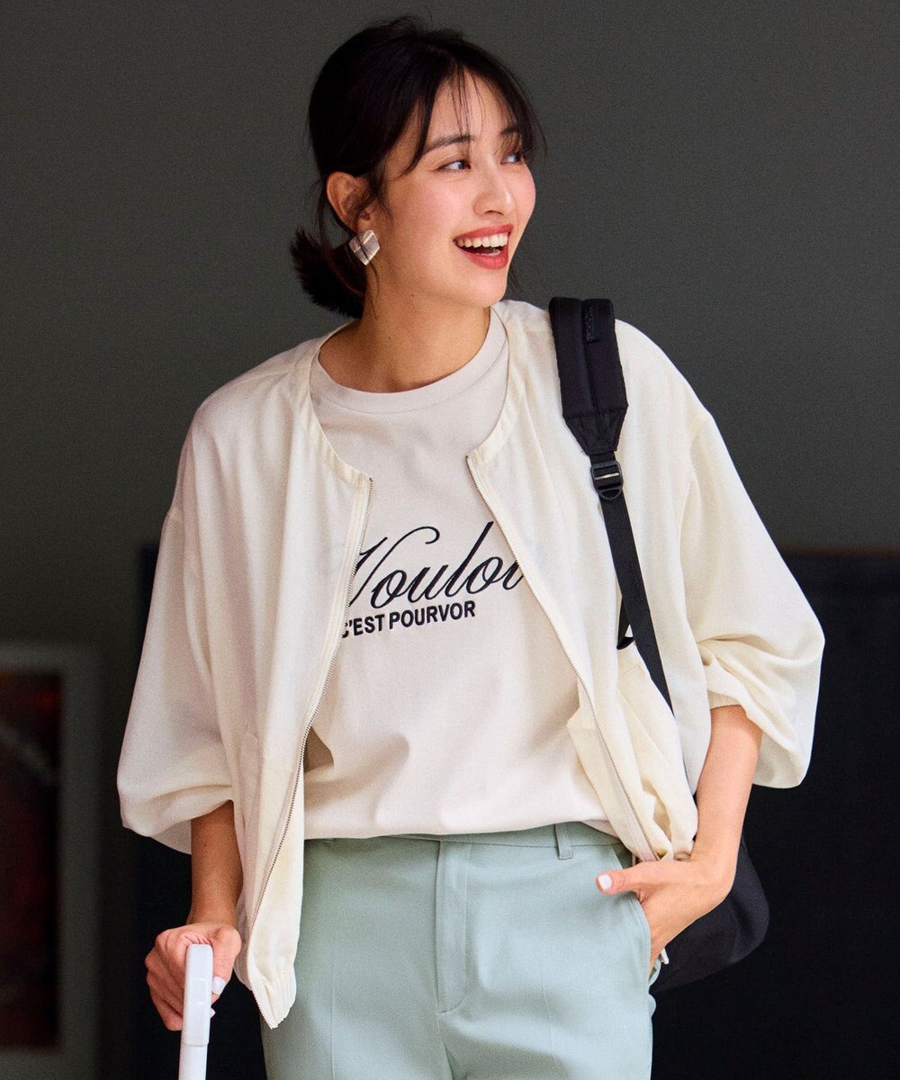 ANY シアーブルゾン 