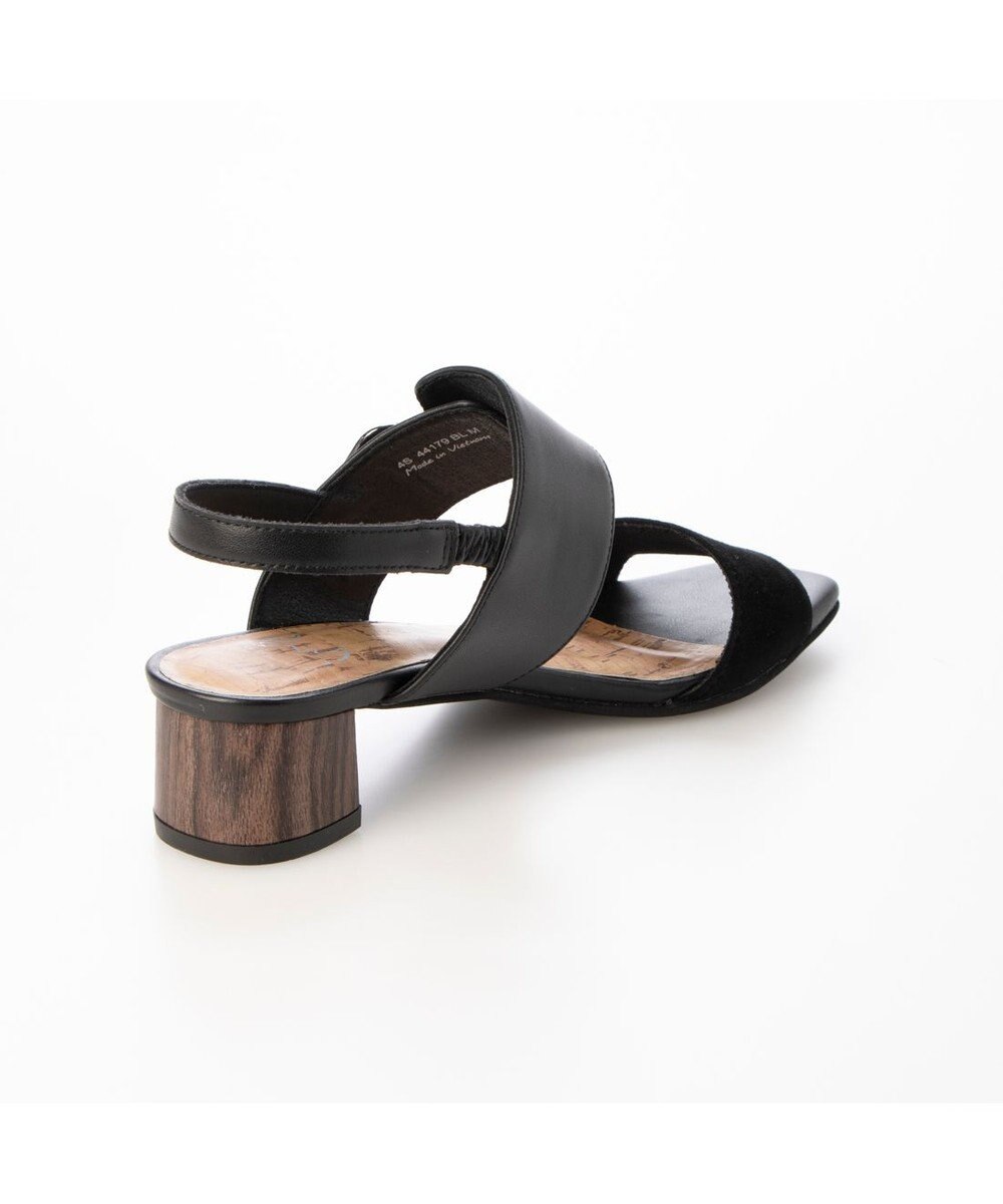 ing <ing>スクエアトゥバックベルトサンダル 