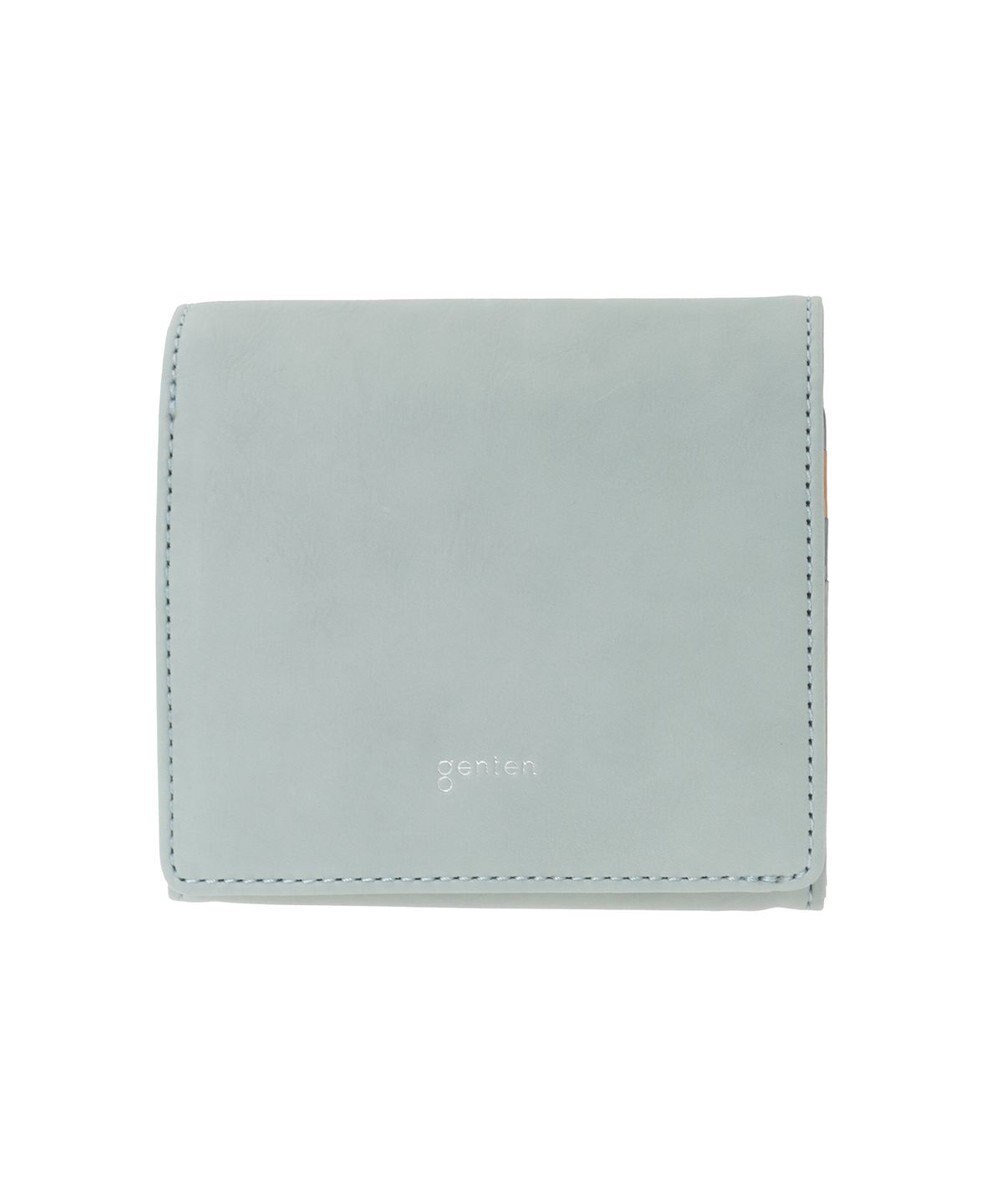 genten ピア 二つ折りBOX財布 