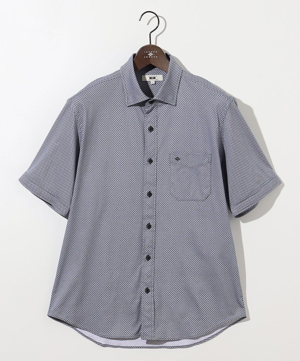 JOSEPH ABBOUD 【ストレッチ・イージーケア】コンパクトジャージープリントシャツ 