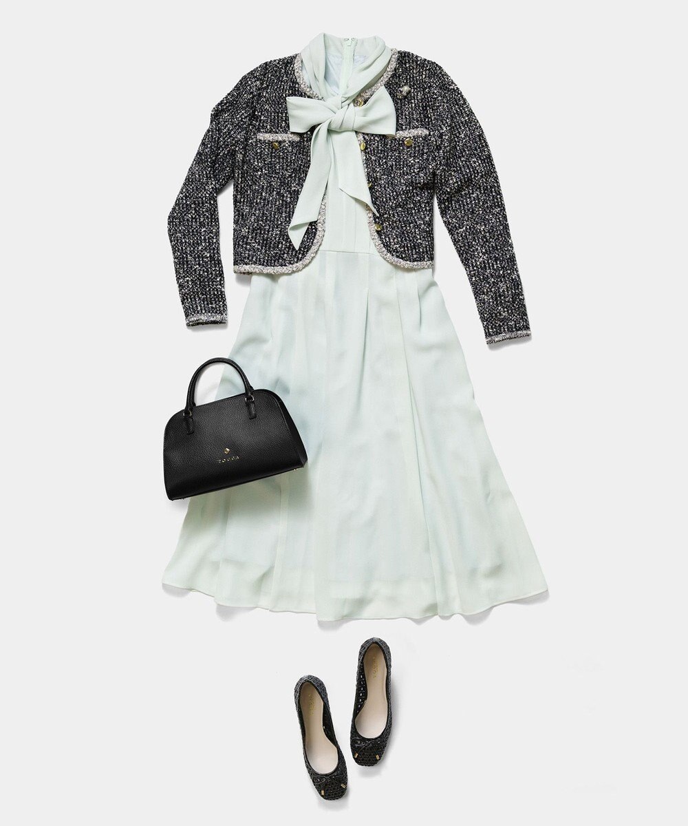 TOCCA TWEEDY MAZE ニットジャケット 