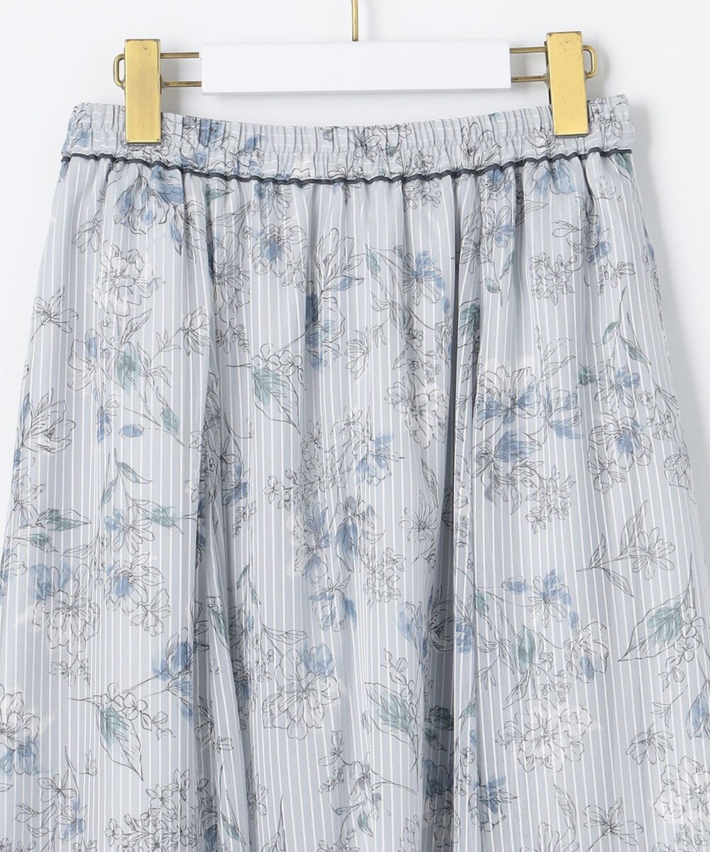 ANY SIS S 【美人百花7月号掲載】ファジーカラーフラワー スカート 