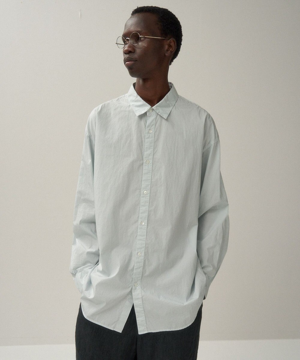 ATON COTTON LAWN | オーバーサイズシャツ - UNISEX 