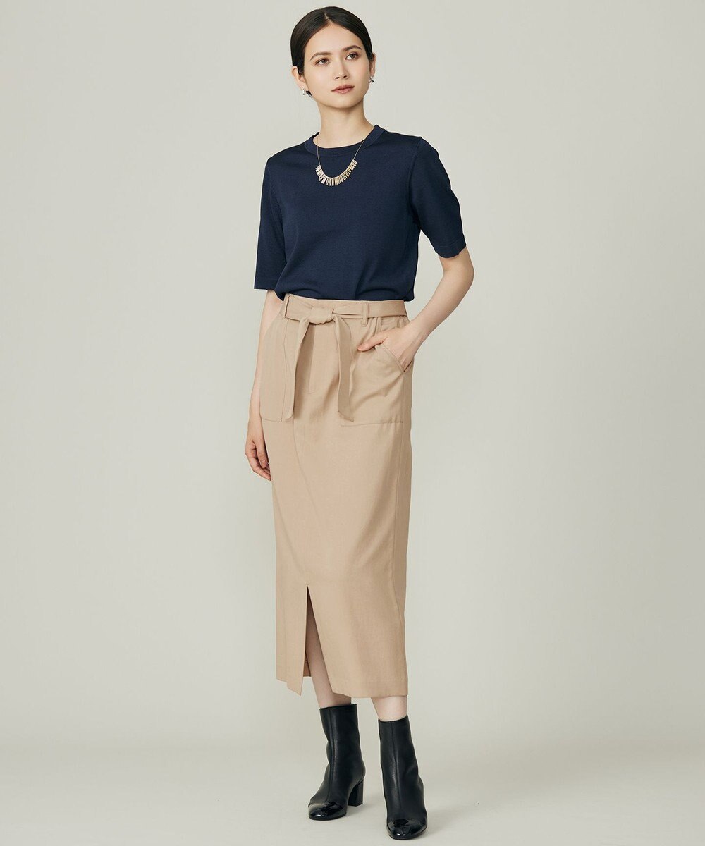 自由区 S セルロースコットンチノ スカート 