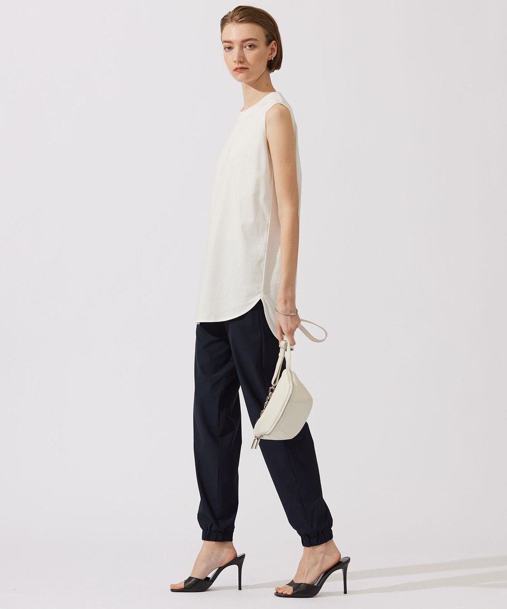 ICB L 【接触冷感・洗える】コンパクトスムース ノースリーブTシャツ 