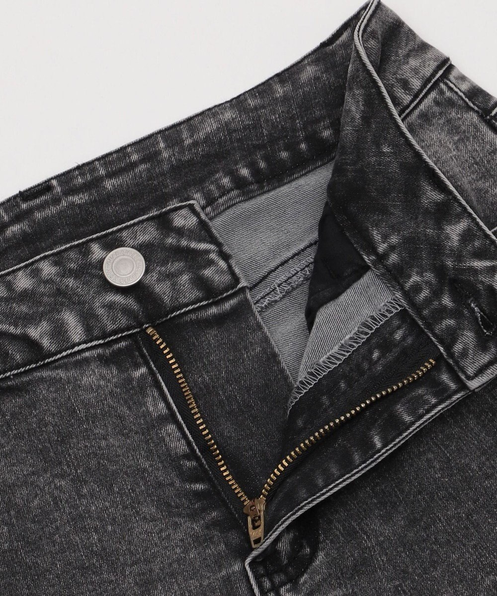 WEGO カットアウトリボンストレッチデニムフレアパンツ 