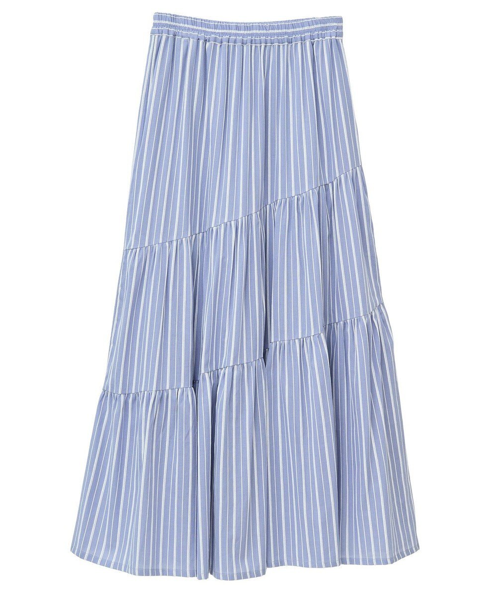 Green Parks ・ＥＬＥＮＣＡＲＥ　ＤＵＥ　ストライプフレアスカート 
