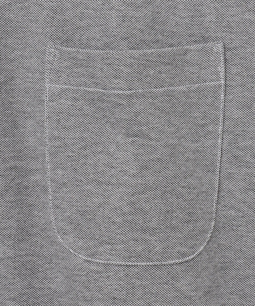 GOTAIRIKU 【吸汗速乾】クールマックス鹿の子 半袖ビズシャツ_ボタンダウン 