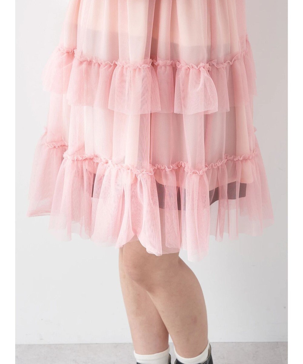 earth music&ecology チュールミニキャミワンピース 