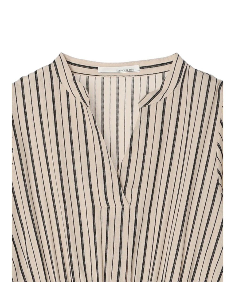 Green Parks ・ＥＬＥＮＣＡＲＥ　ＤＵＥ　ドビーストライプワンピ 