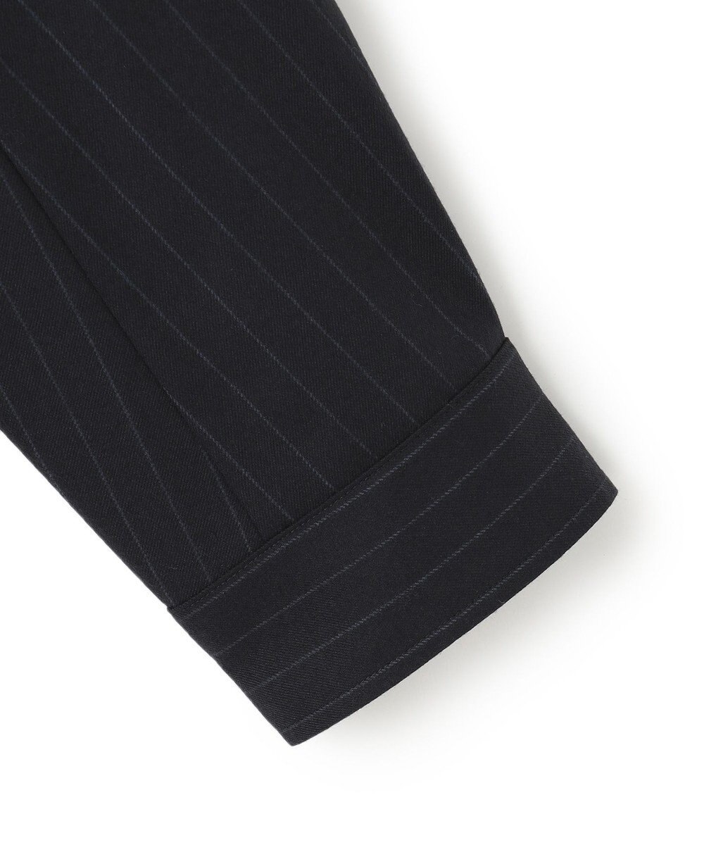 JOSEPH HOMME SAXONY PINSTRIPE ZIP UP JACKET 